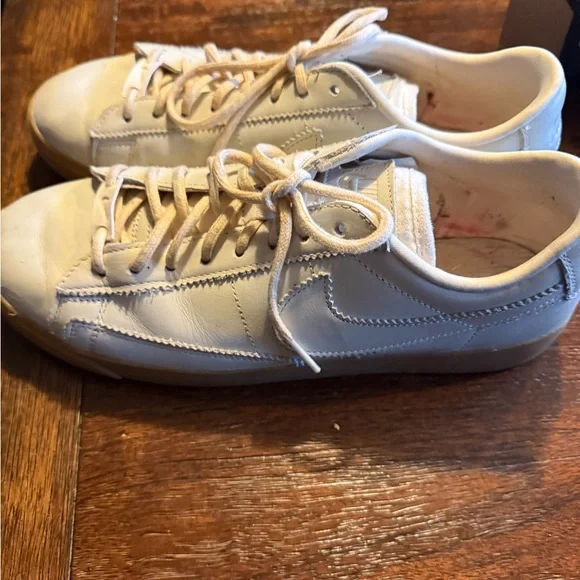 Nike  White and Tan Sneakers - Picture 2 of 3